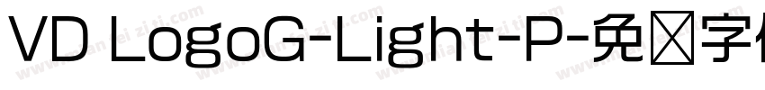 VD LogoG-Light-P字体转换